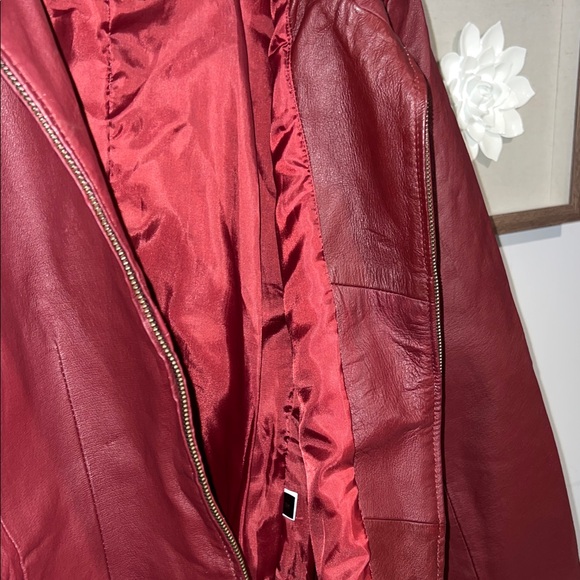 Bagatelle vintage genuine leather burgundy jacket - Picture 8 of 9